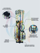 Luxury Cart Bag | Rainbow Black