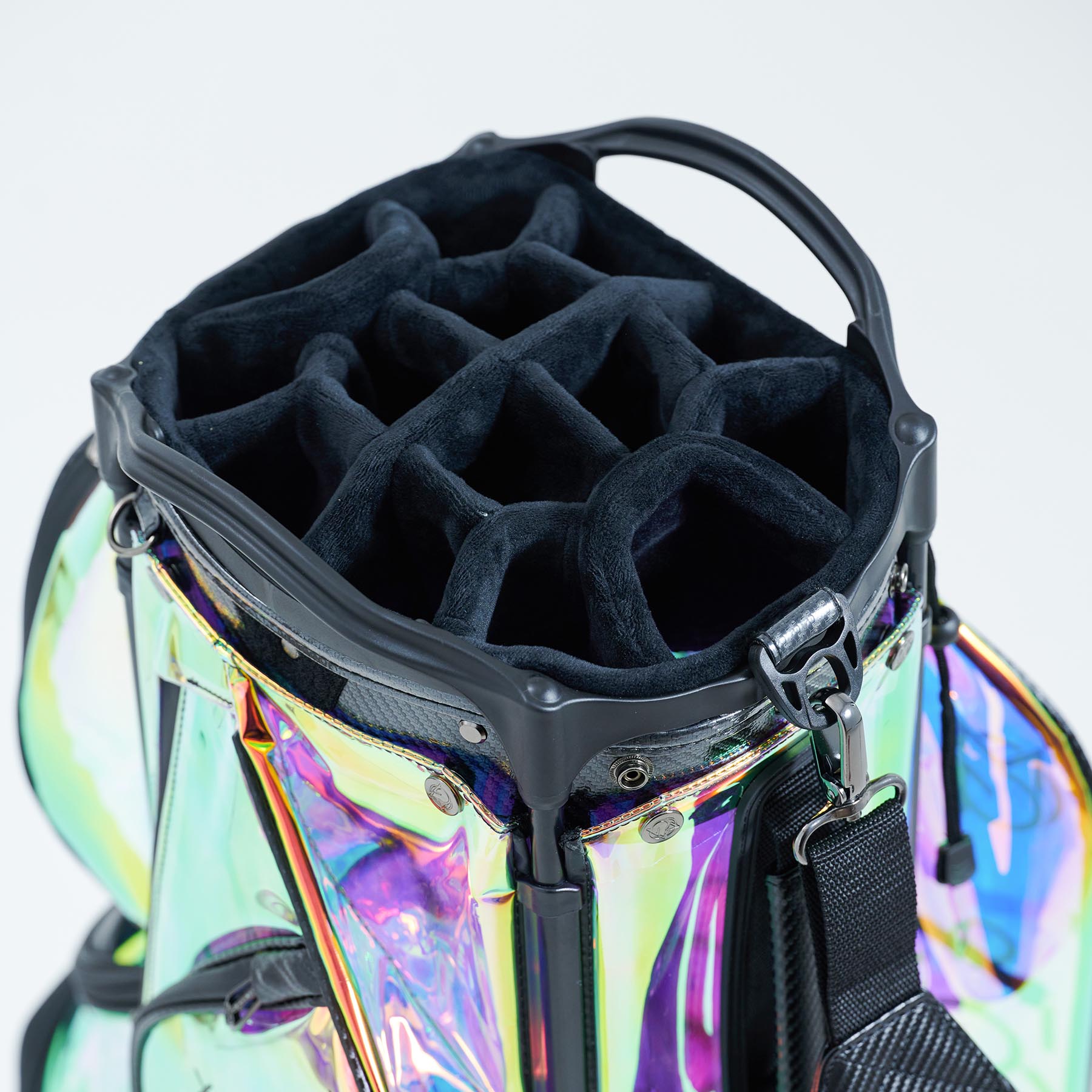 Luxury Cart Bag | Rainbow Black