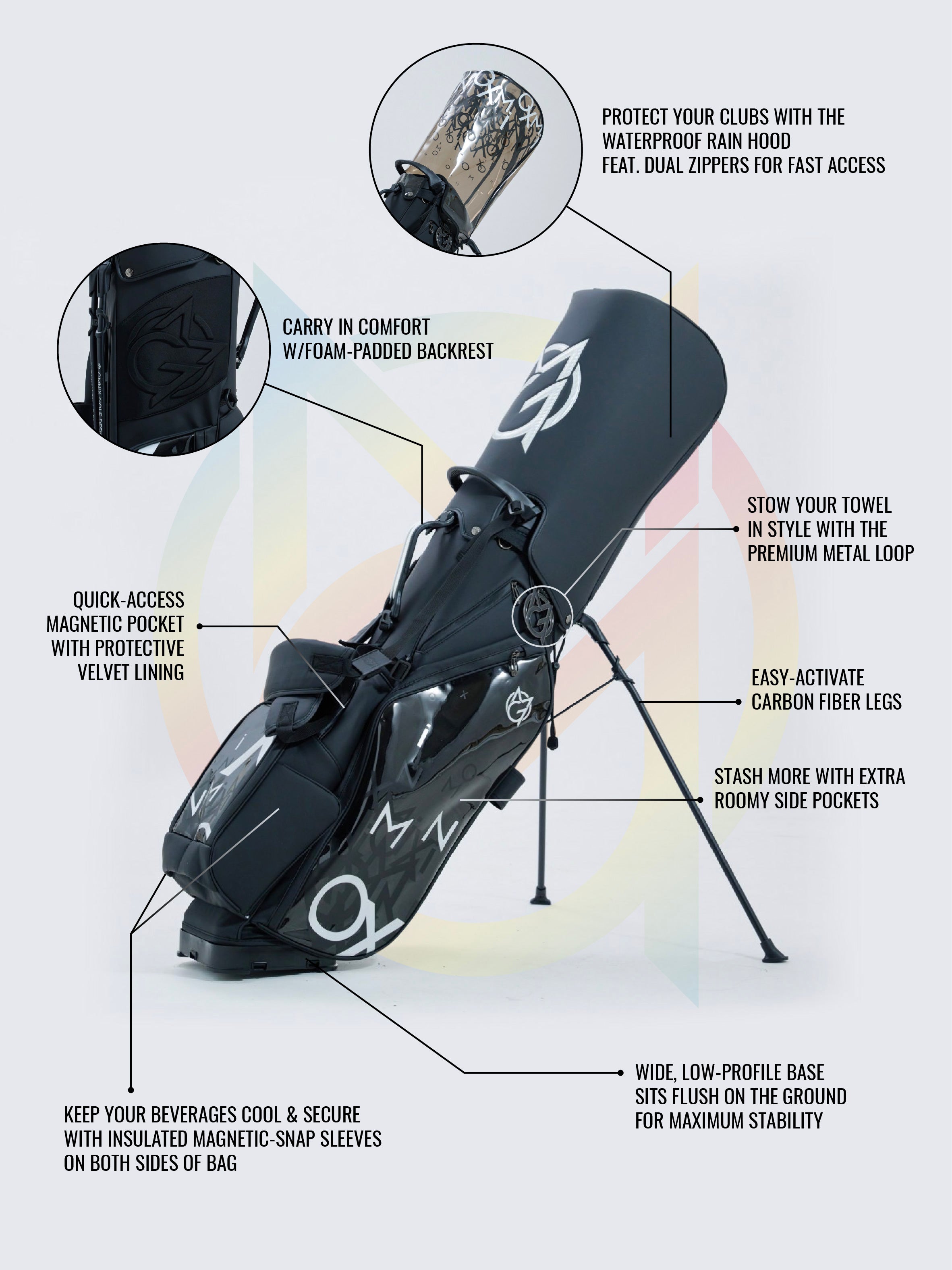 Moxie Stand Bag | Night Galaxy