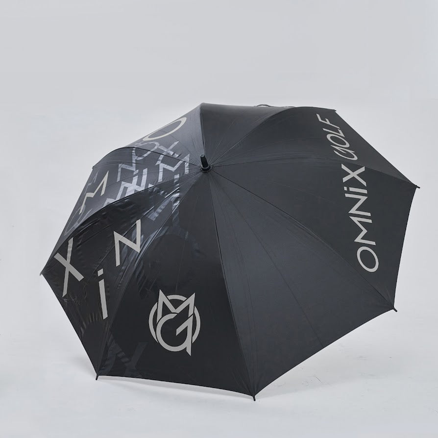 Golf Umbrella in silver and black