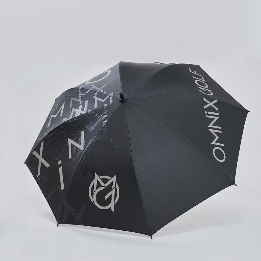 Black and Silver Golf Umbrella