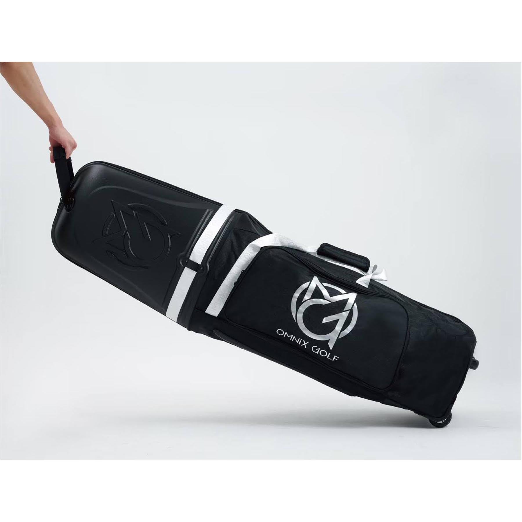 Collapsible Travel Case | Black & White Carbon
